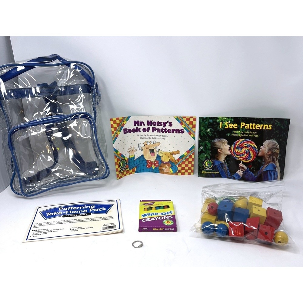 NEW Lakeshore Patterning Take-Home Pack RR703 Level 1 Math Complete 1995 New